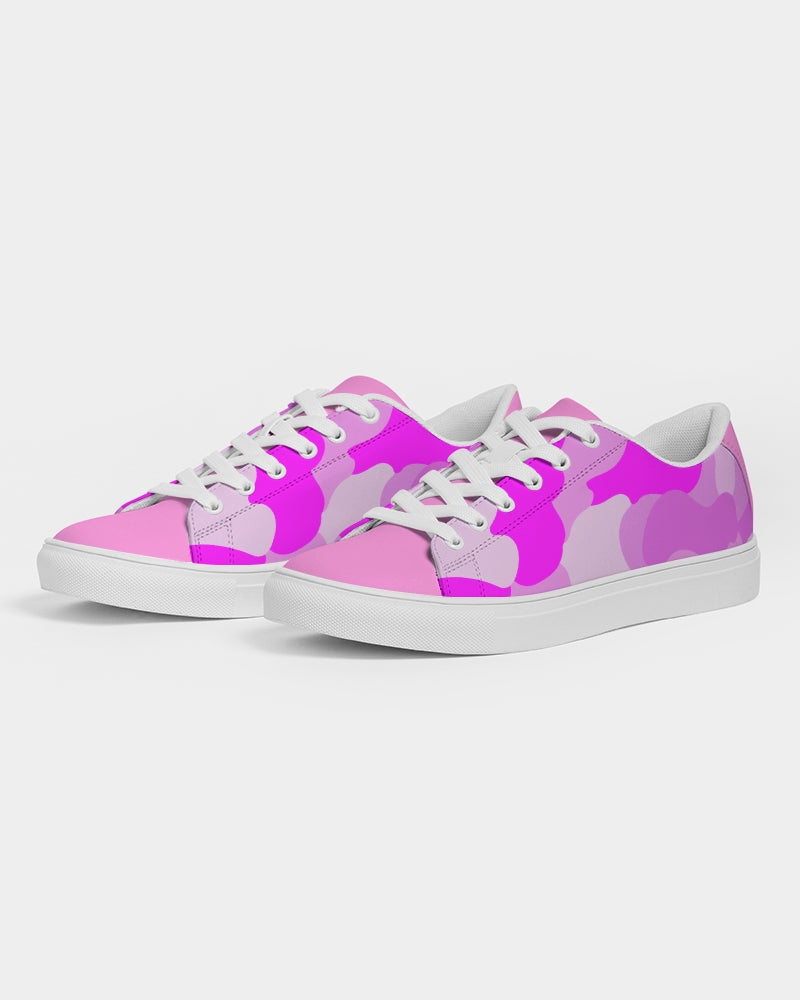 Pink Fusion Ladies Faux-Leather Sneaker