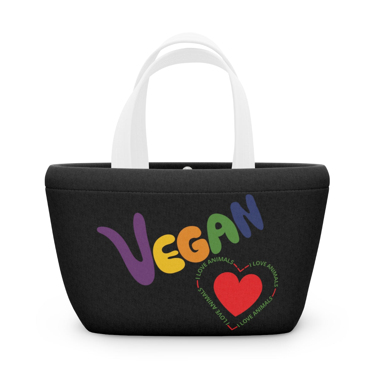 Vegan Heart Lunch Bag