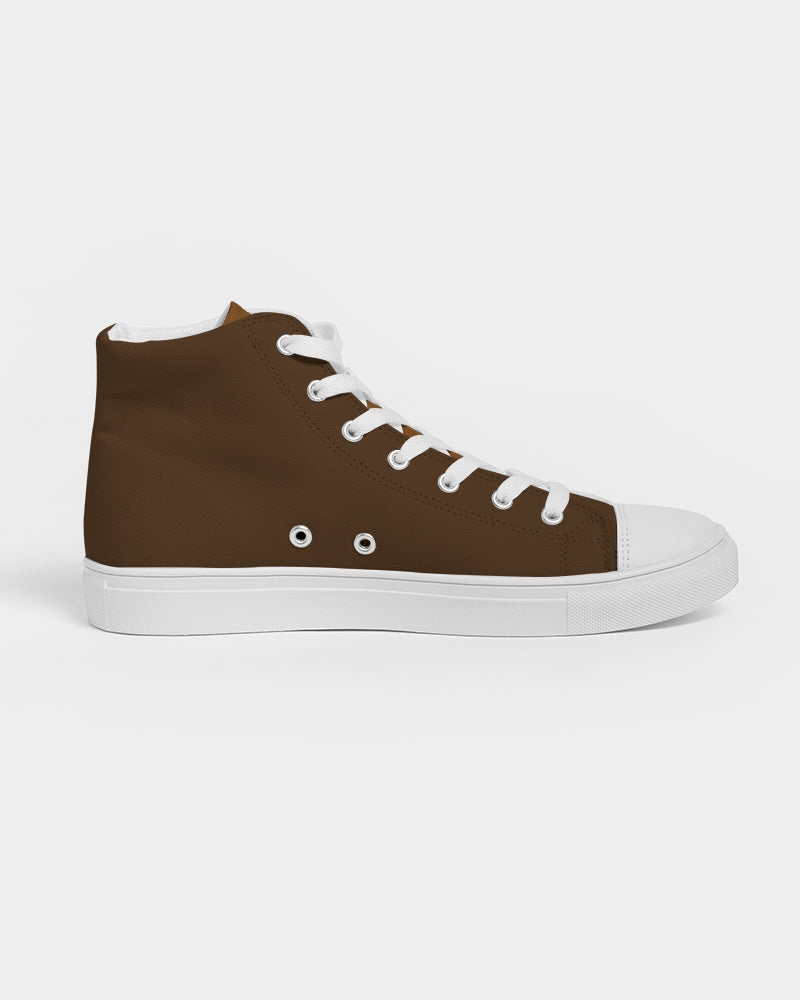 Dark Brown Hightop Men's Shoe