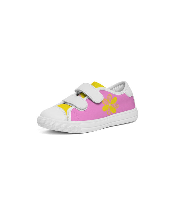 Sunflower Pink Girls Velcro Sneaker