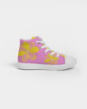 Sunflower Pink Girls High top Canvas Shoe