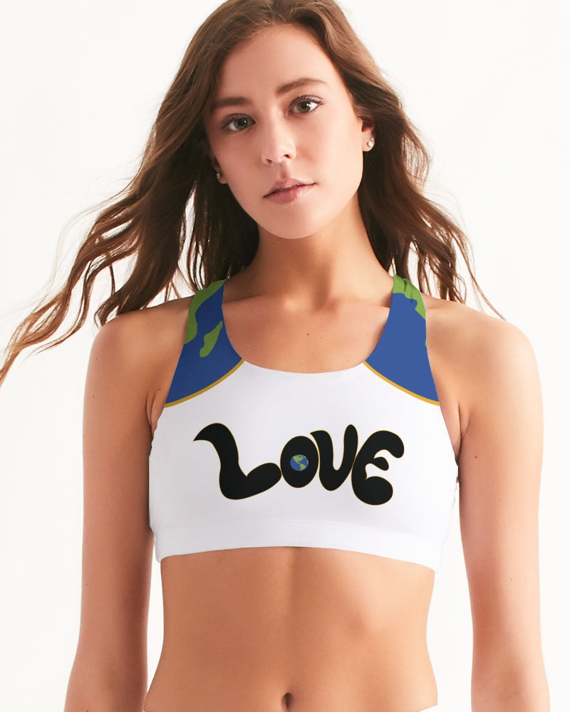 Love Is The Greatest Religion Ladies Seamless Sports Bra