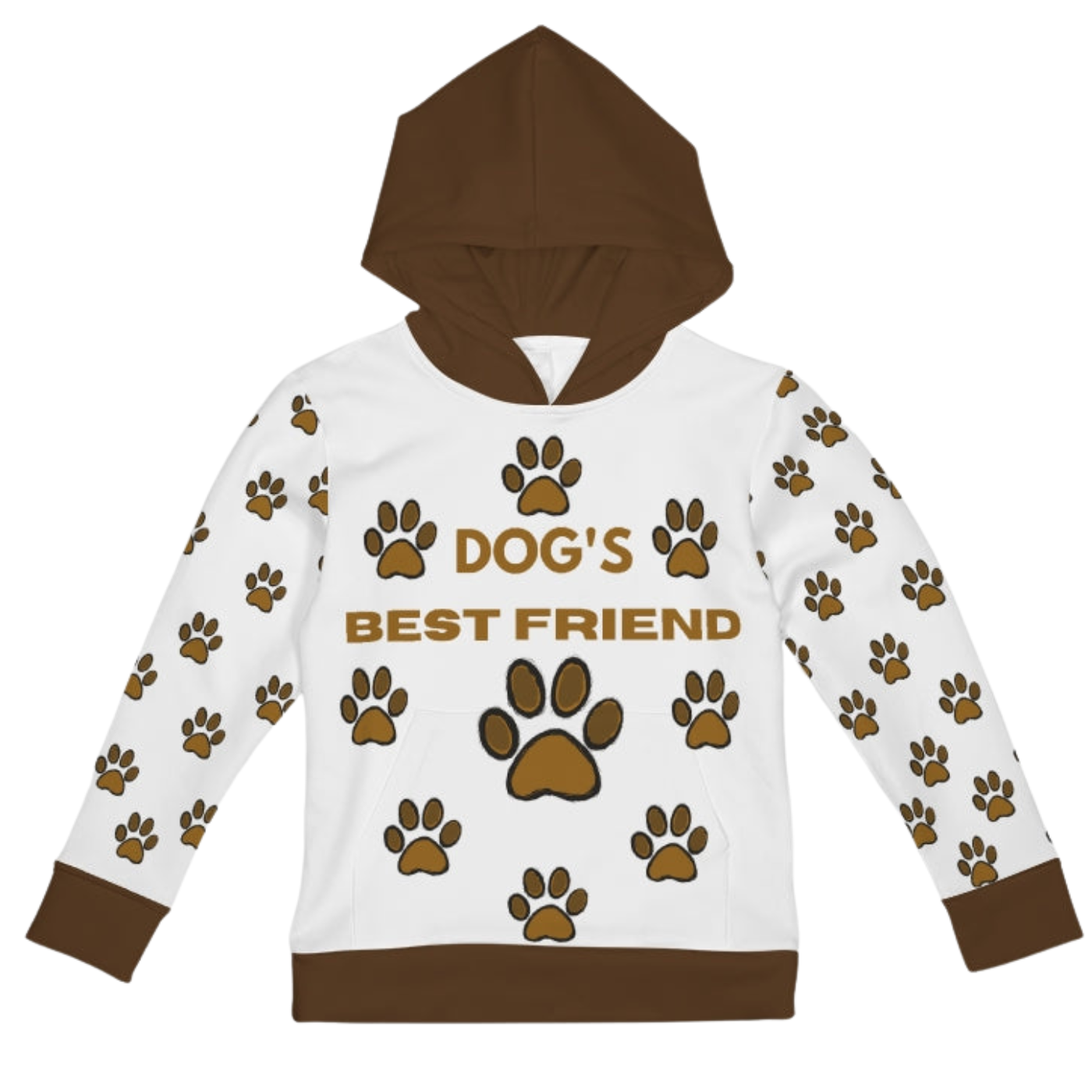 Dog's Best Friend Girls Hoodie