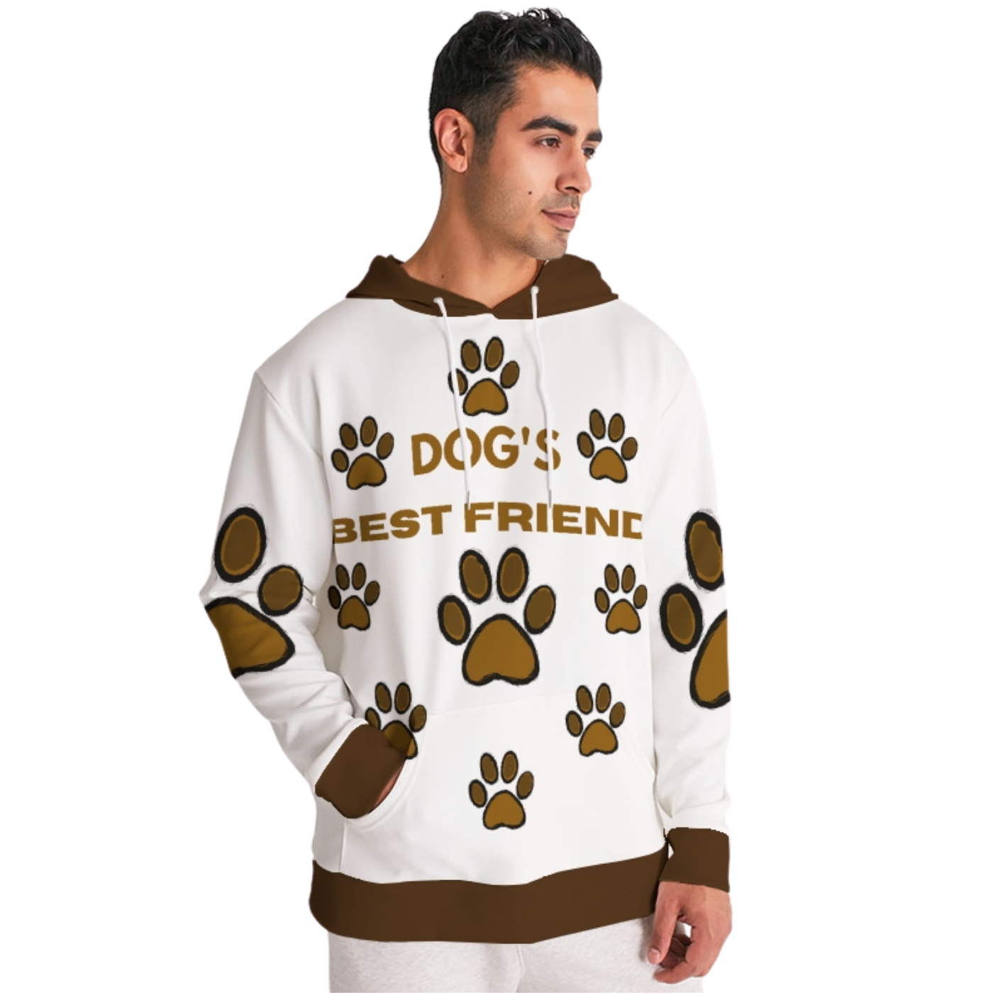 Dog's Best Friend Men's Hoodie