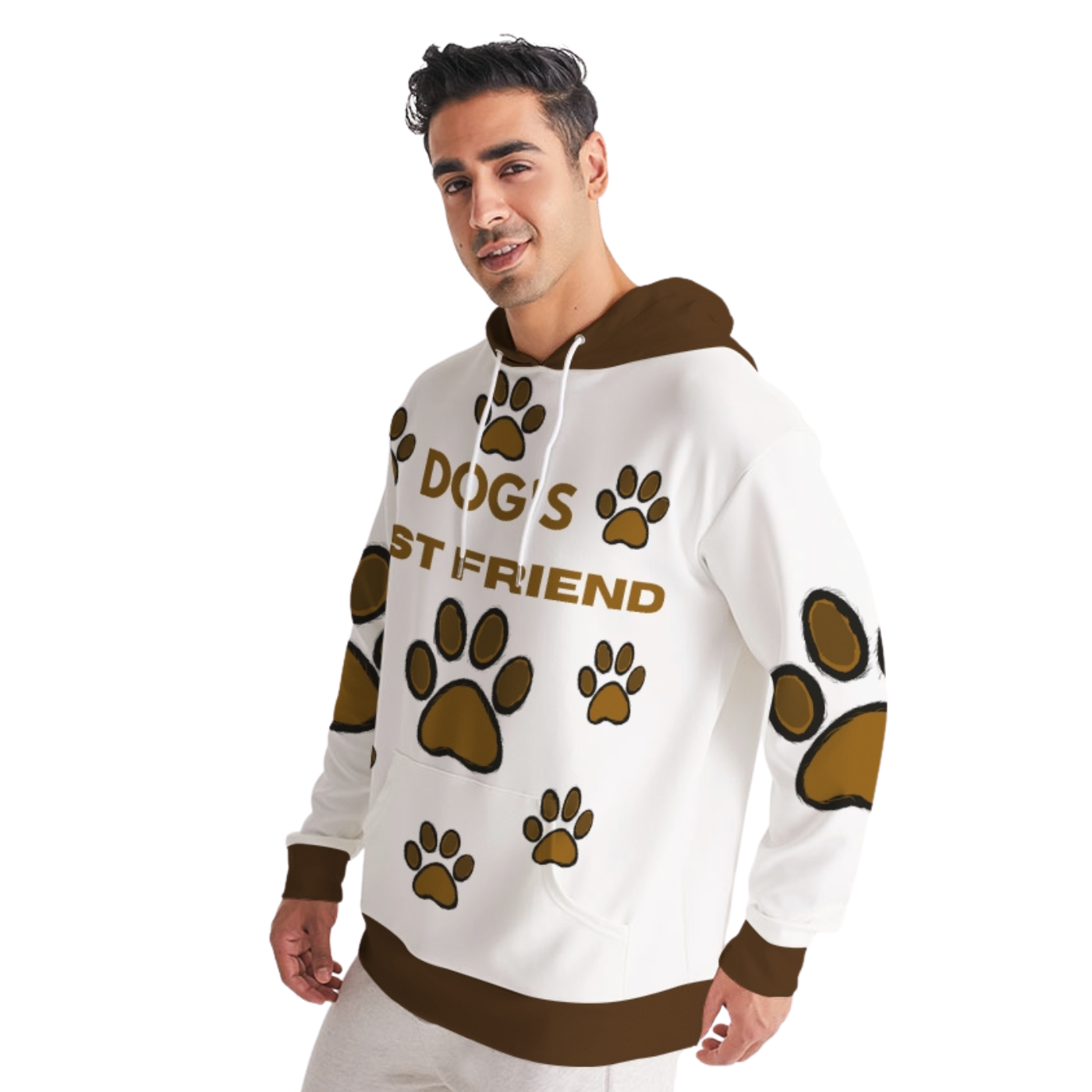 Dog's Best Friend Men's Hoodie