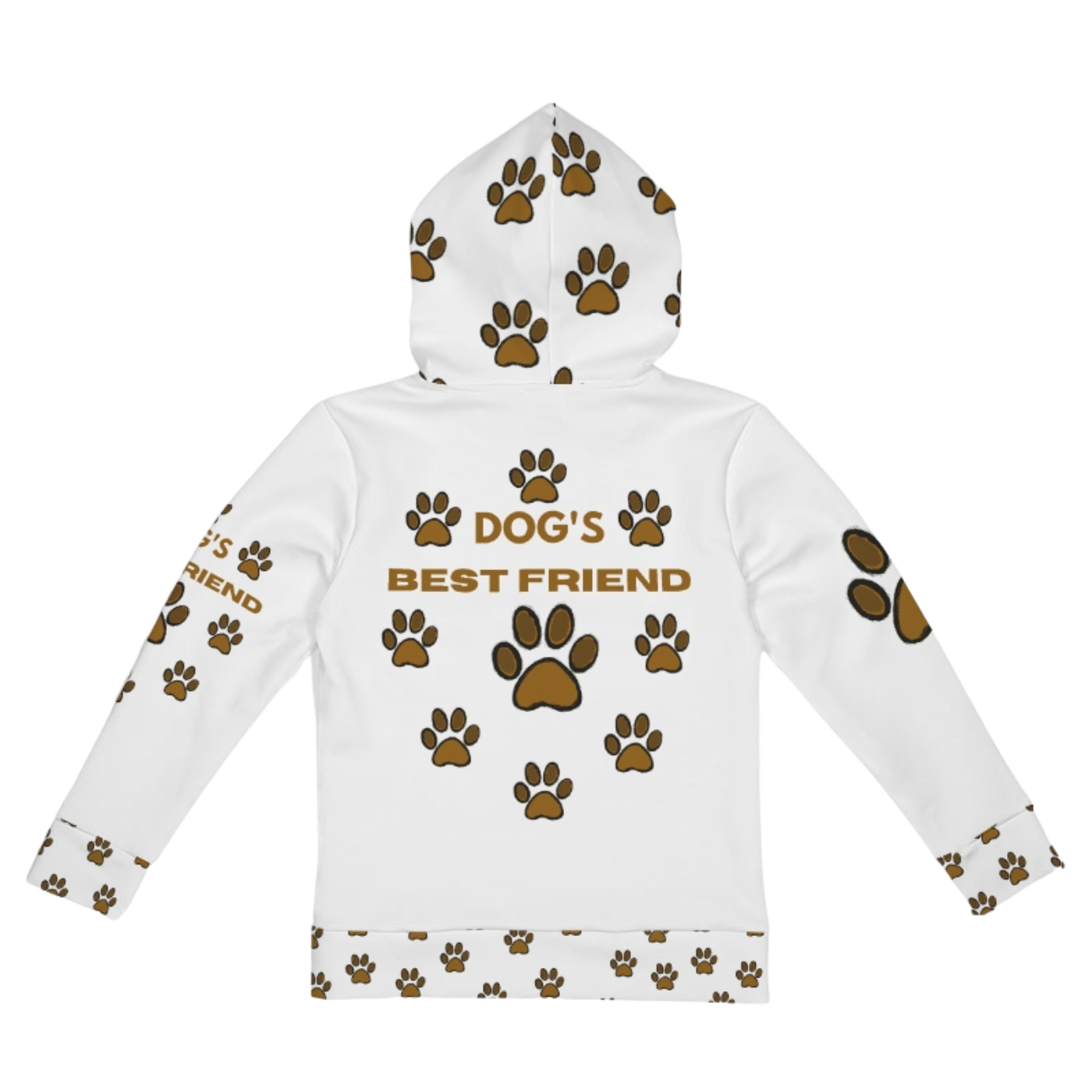 Dog's Best Friend Girls Hoodie