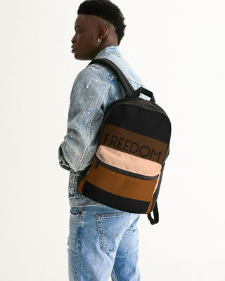 Freedom and Justice Small Canvas Backpack