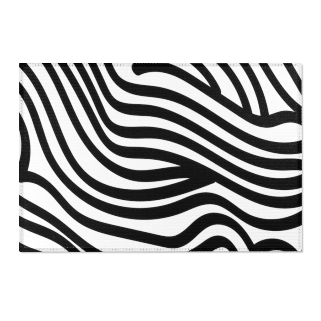 Zebra Print Area Rugs