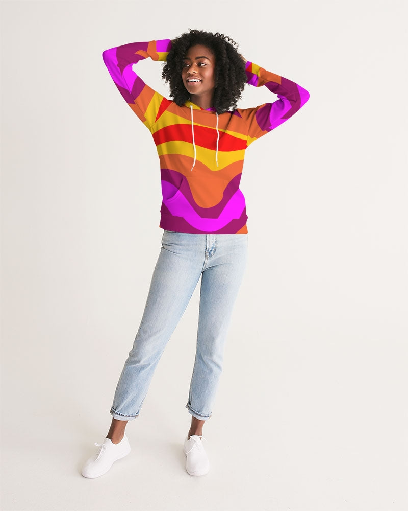 Bright Swirl Ladies Hoodie