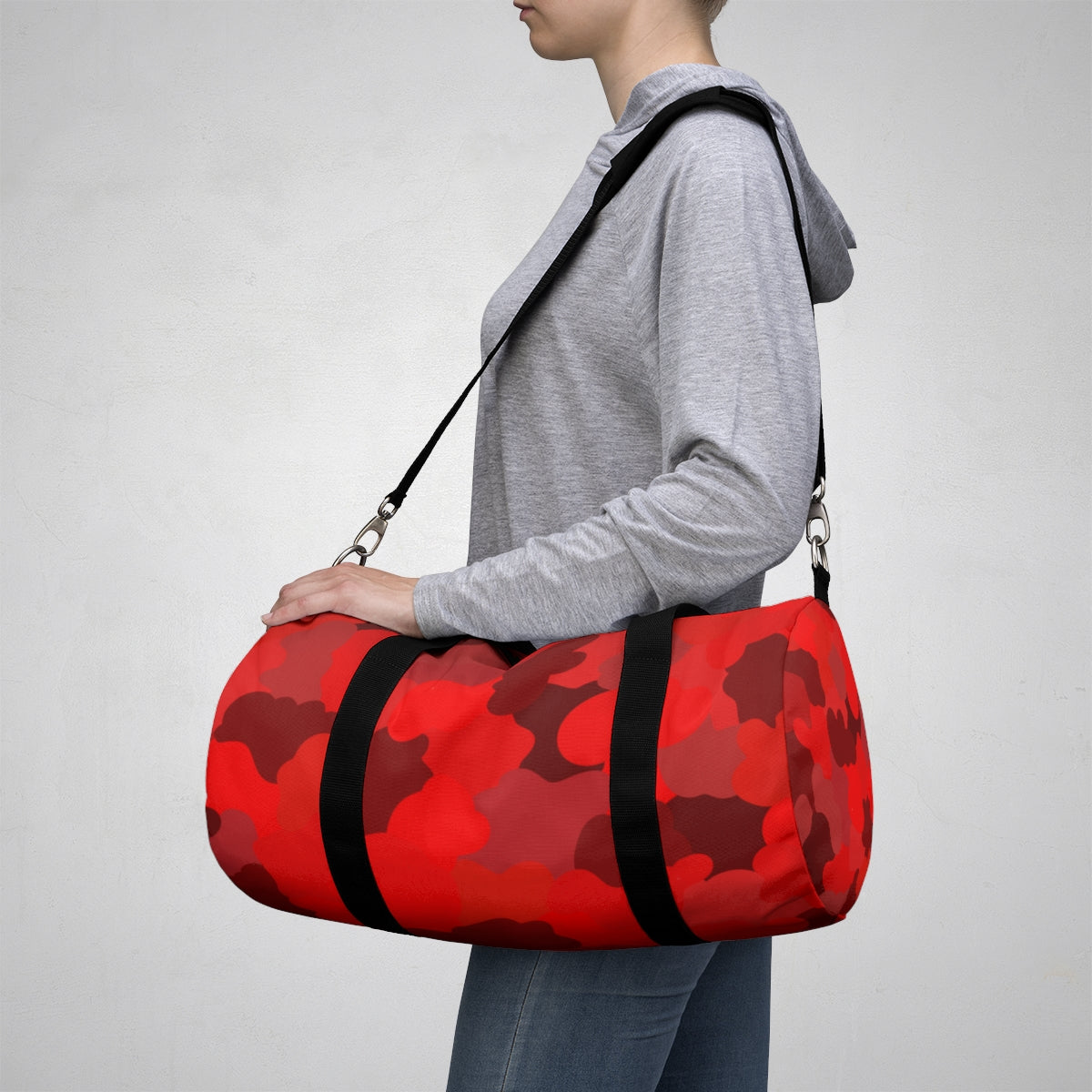 Red Fusion Duffel Bag