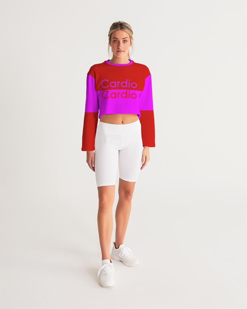 Cardio Hot Ladies Cropped Sweatshirt