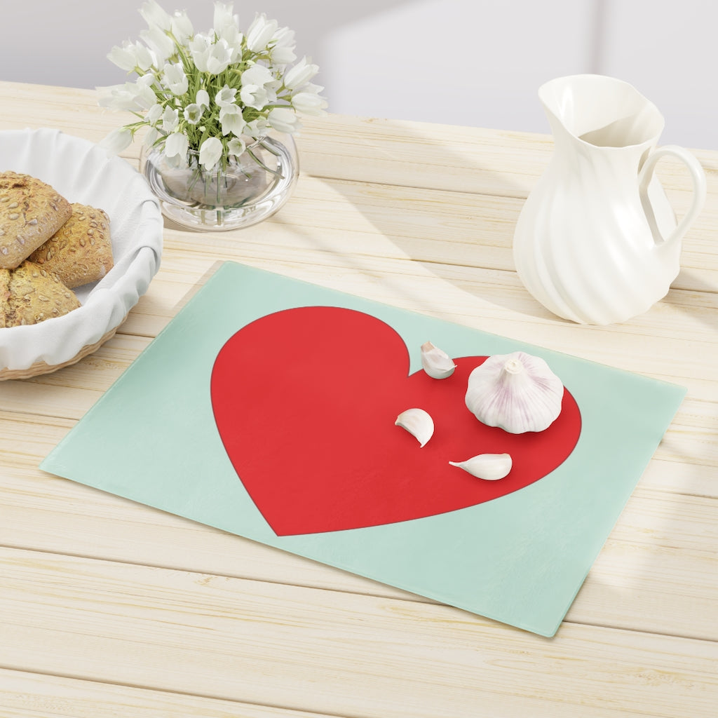 Big Red Heart Cutting Board - 0