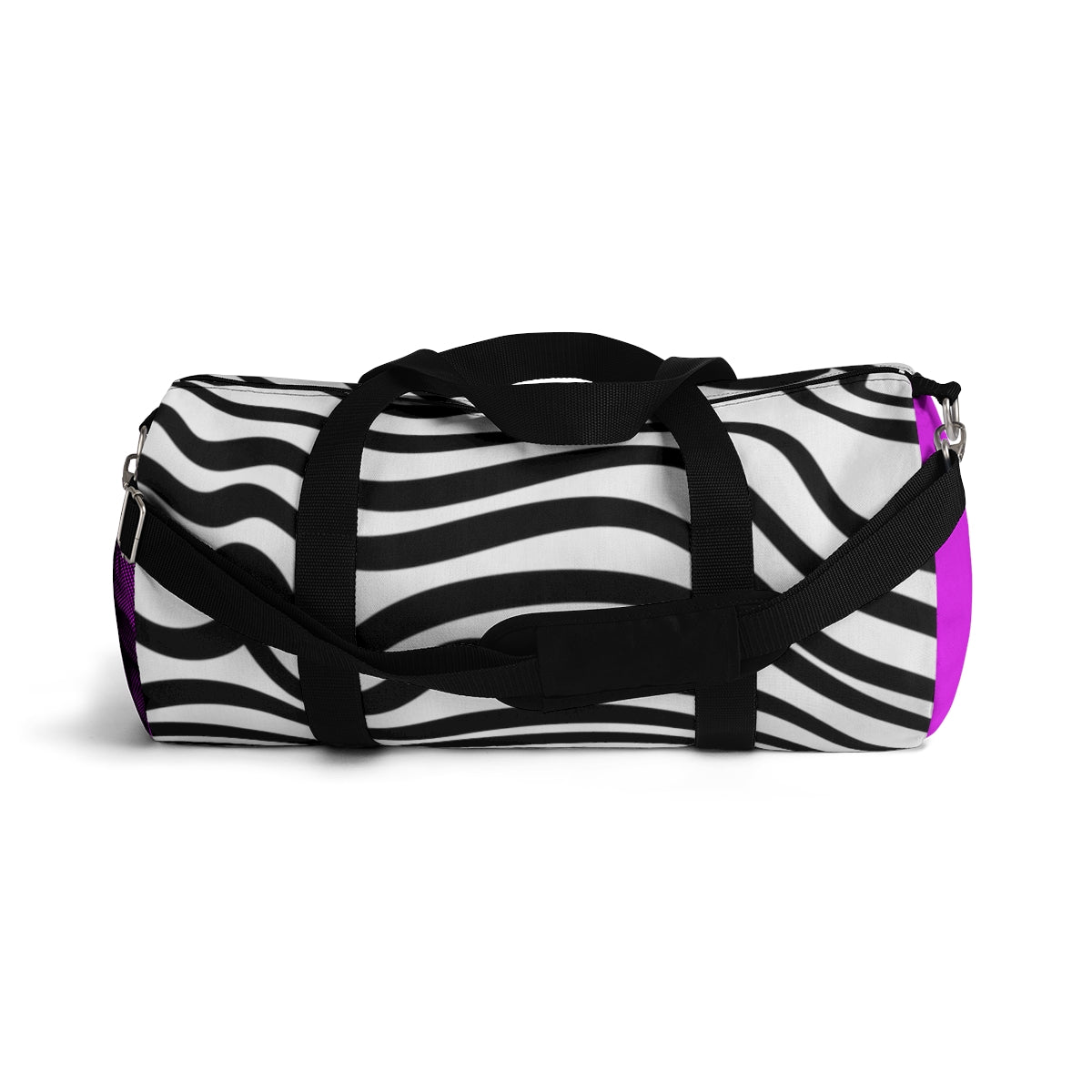 Hot Pink Zebra Print Duffel Bag