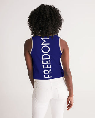 Freedom and Justice Ladies Cropped Tank