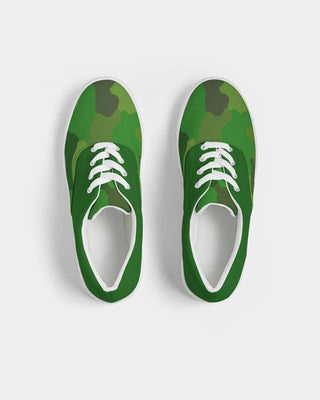 Green Fusion Men's Lace Up Canvas Shoe