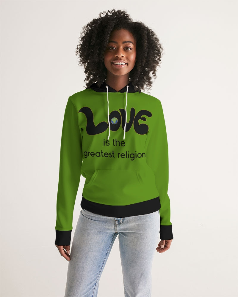 Love Is The Greatest Religion Hoodie (QR CODED ON BACK FOR BRAND SUPPORTERS)