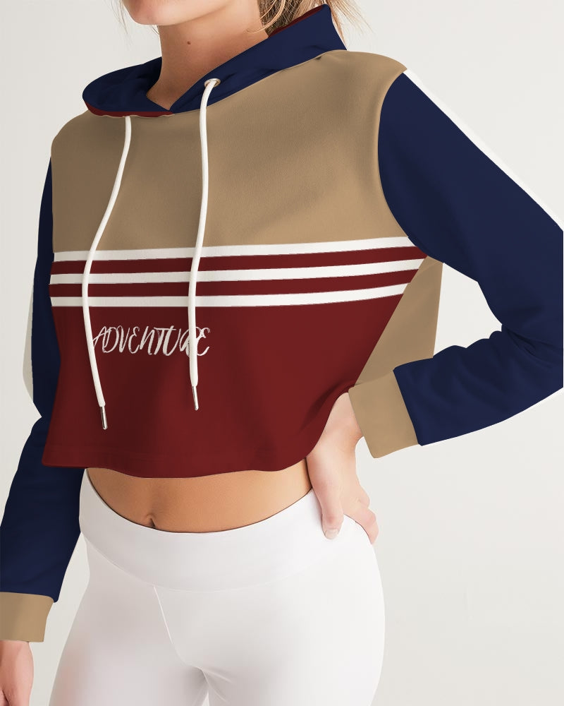 ADVENTURE Ladies Cropped Hoodie