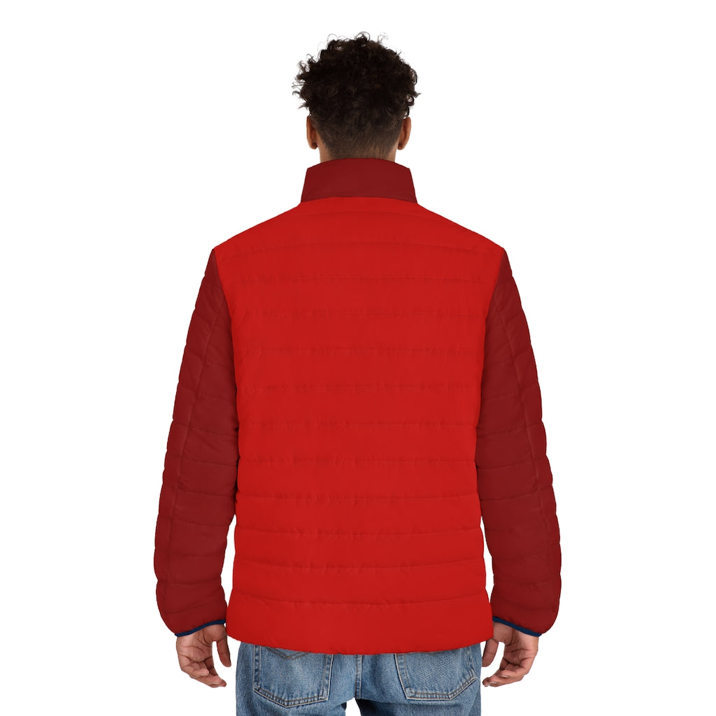 Men's Red Puffer Jacket