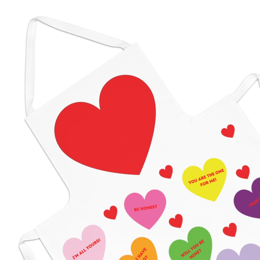 Valentine's Sweet Tart Hearts Adult Apron - 0