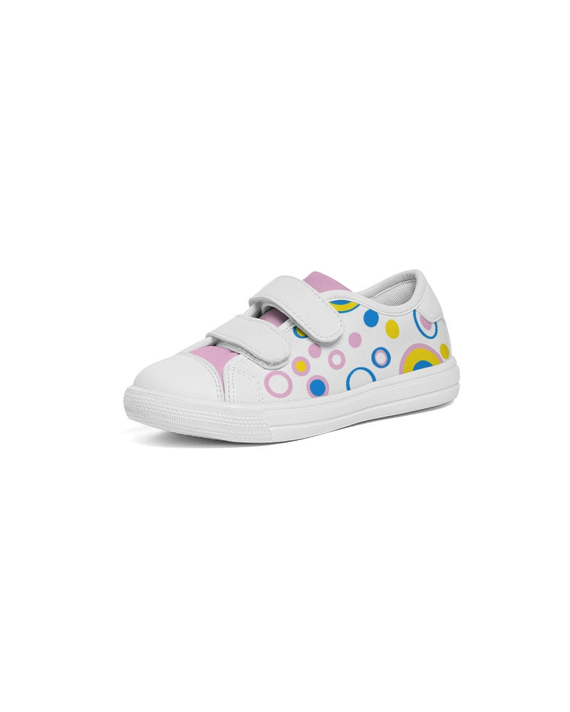 Cutey Pastel Smile Kids Velcro Sneaker