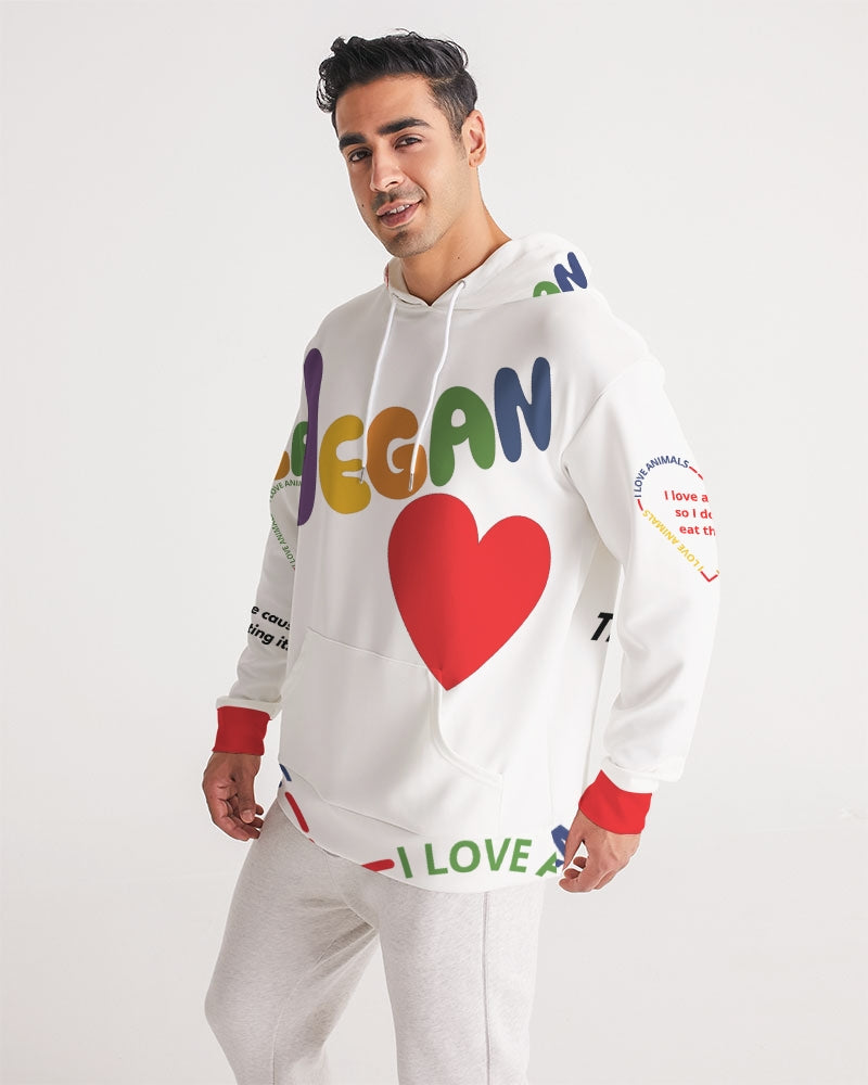 Vegan Heart Men's Hoodie