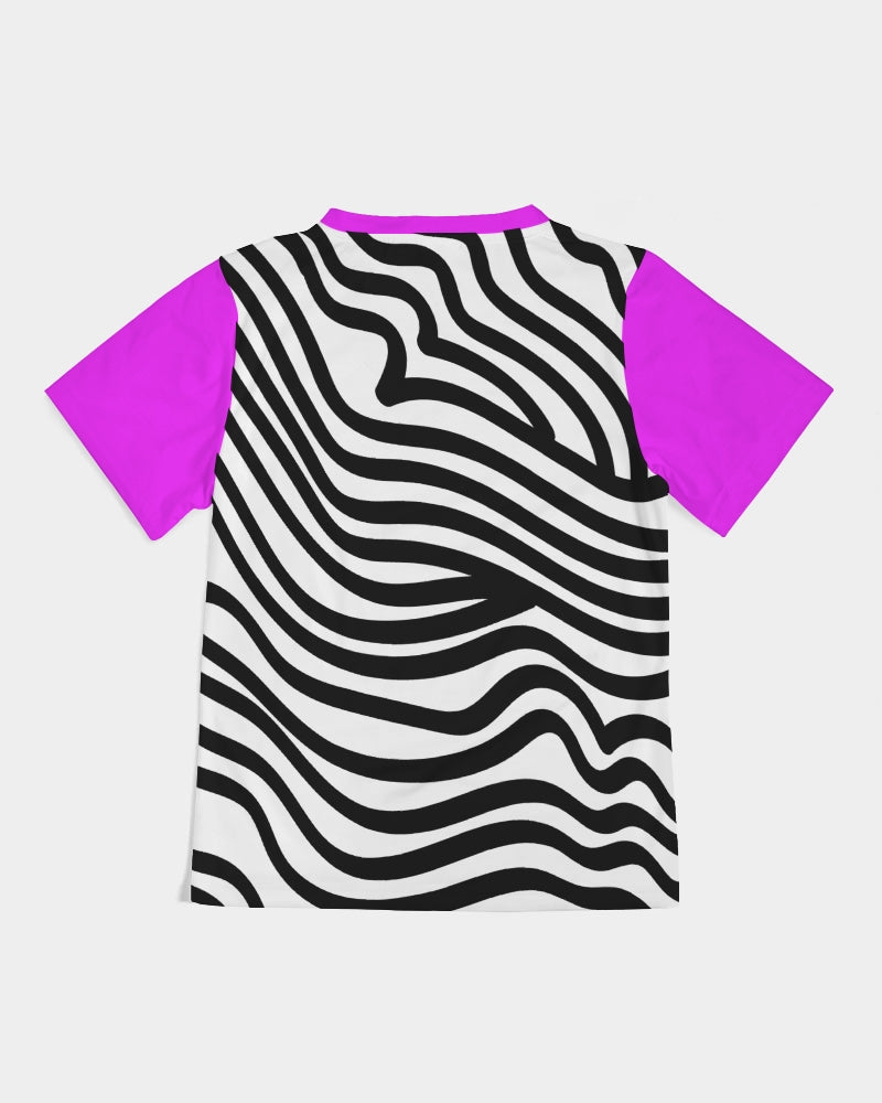 Zebra Hot Pink Girls Tee - 0