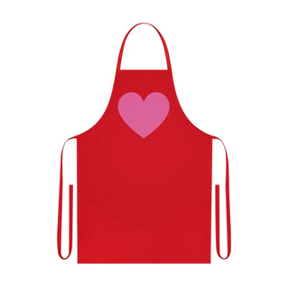 Buy red Pink Hearts 100% Cotton Apron