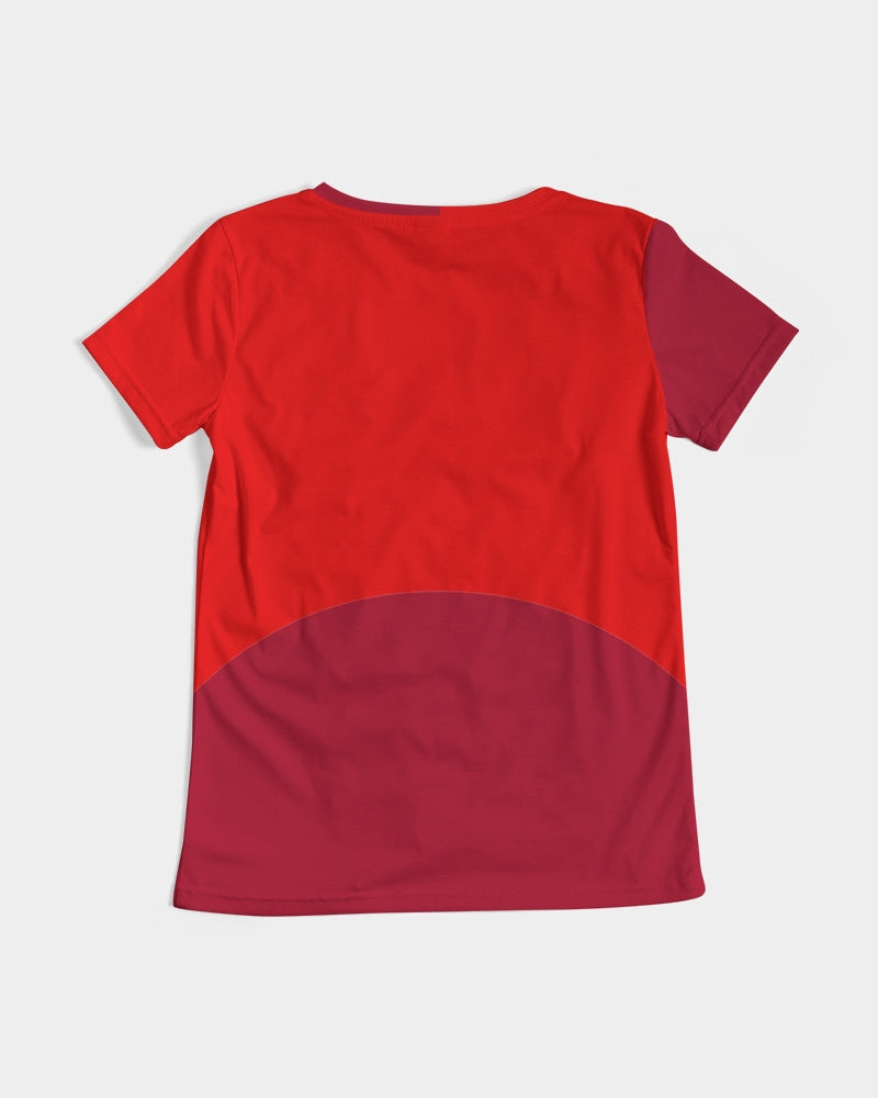 Fire Flower Ladies V-Neck Tee