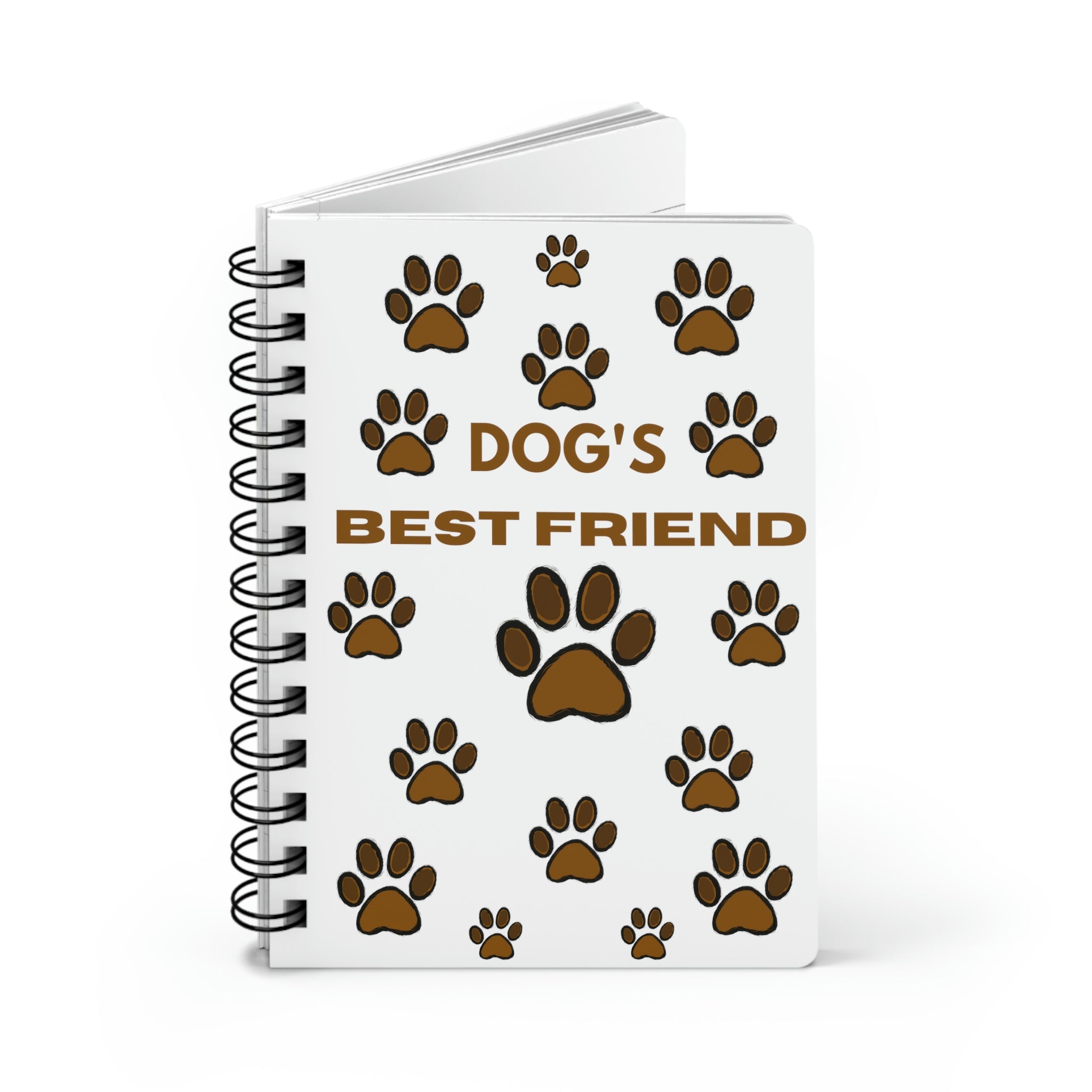 Dog's Best Friend Spiral Bound Journal - 0