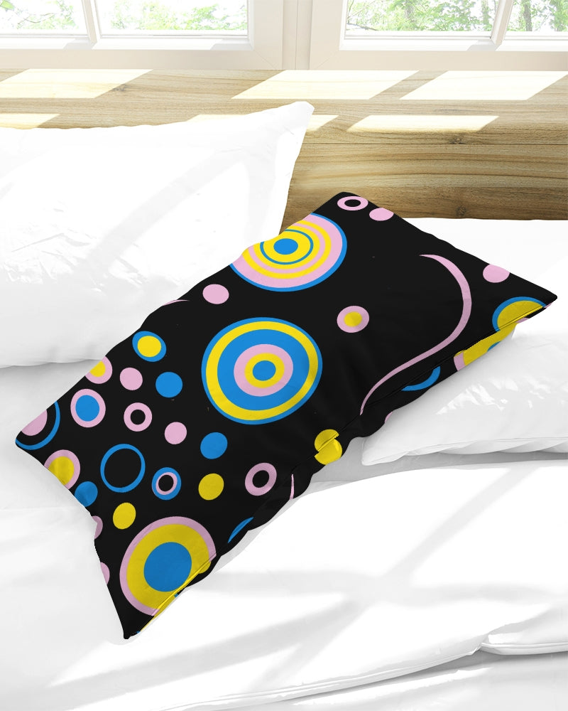 Cutey Pastel Black King Pillow Case