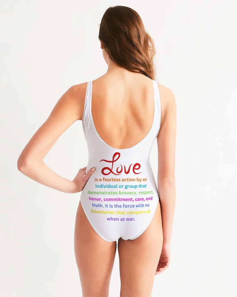 LOVE IS Ladies One-Piece Swimsuit