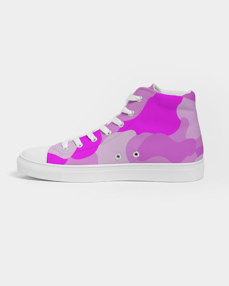 Pink Fusion Ladies Hightop Canvas Shoe