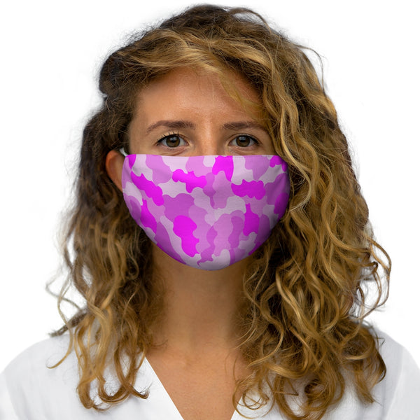 Pink Fusion Snug-Fit Polyester Face Mask