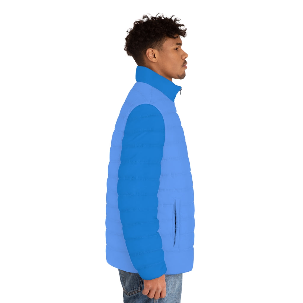 Men's Blue Blue Puffer Jacket