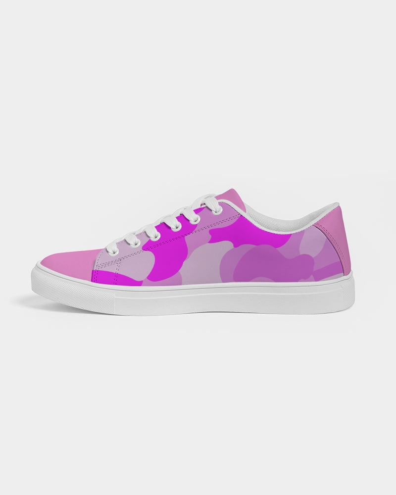 Pink Fusion Ladies Faux-Leather Sneaker