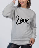 JUST LOVE Ladies Crewneck Sweatshirt