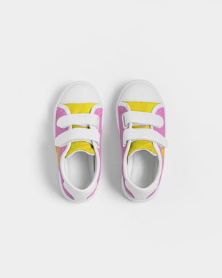 Sunflower Pink Girls Velcro Sneaker