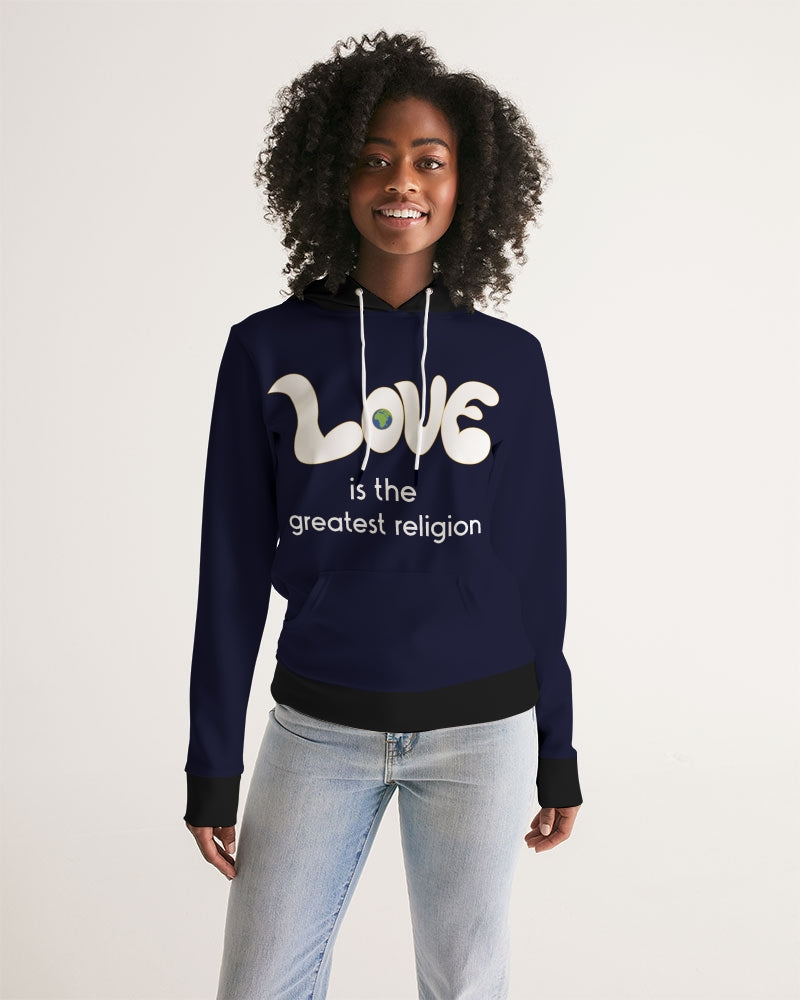 Love Is The Greatest Religion Ladies Hoodie