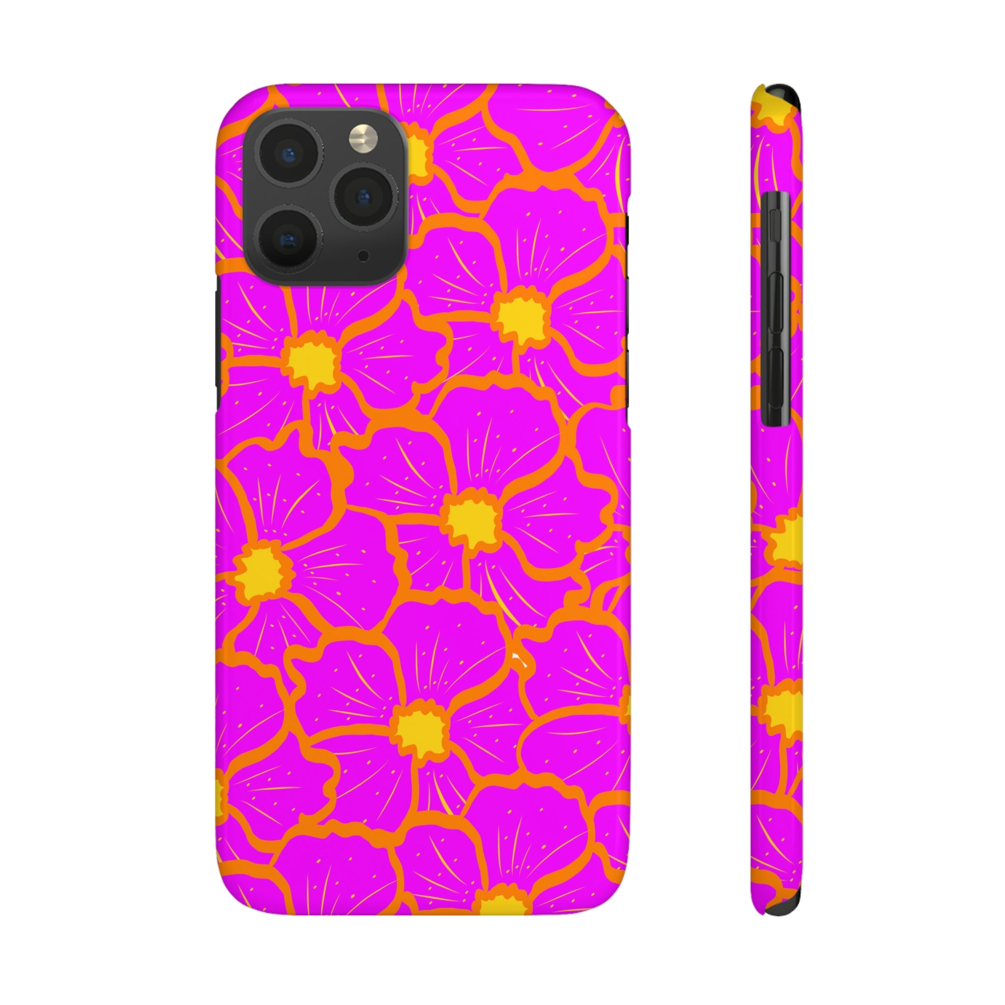 Cali Flower Slim Phone Cases, Case-Mate